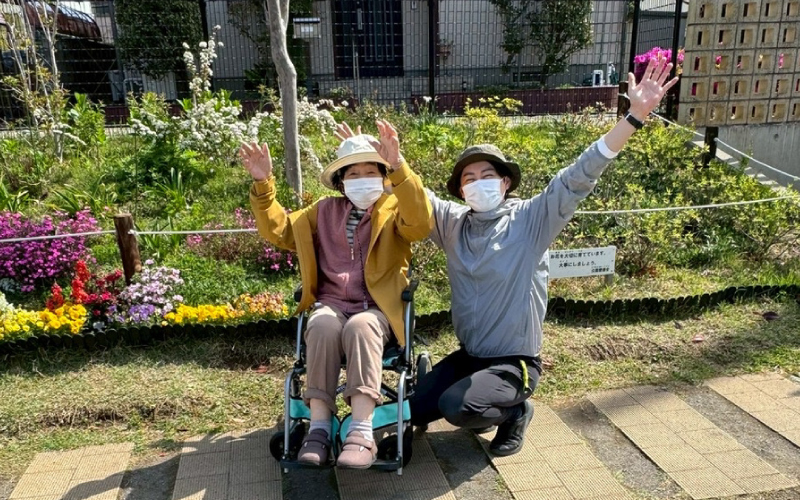 心地よい季節に、外でのひとときを